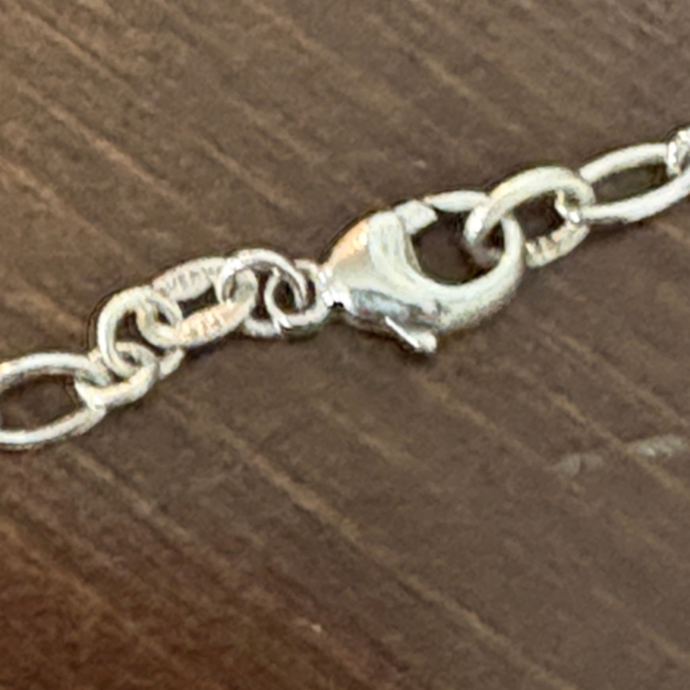 James Avery retired lariat Silver Chain Necklace - Picture 4 of 7